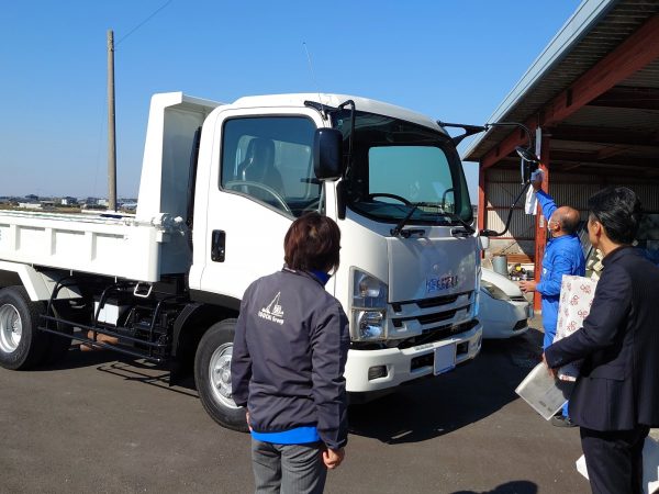 ４ｔダンプ納車