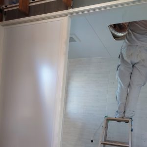 ユニットバス作業中