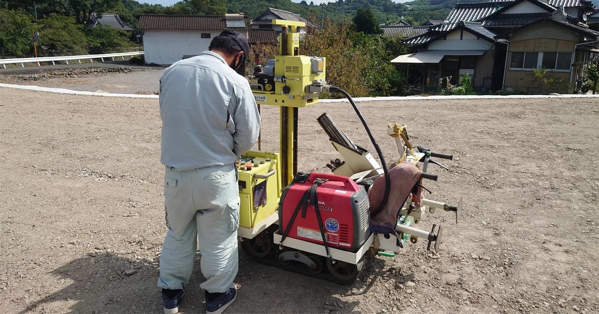 M様邸　地盤調査を行いました！