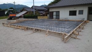 基礎配筋工事