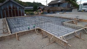 基礎配筋工事