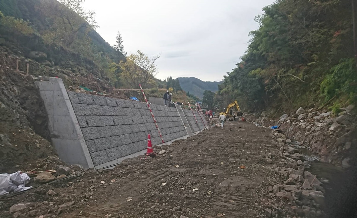 日田古見川河川改修工事