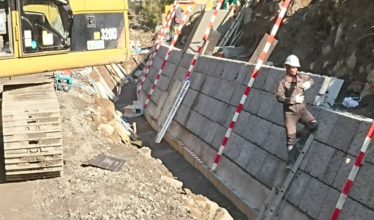 日田古見川河川改修工事